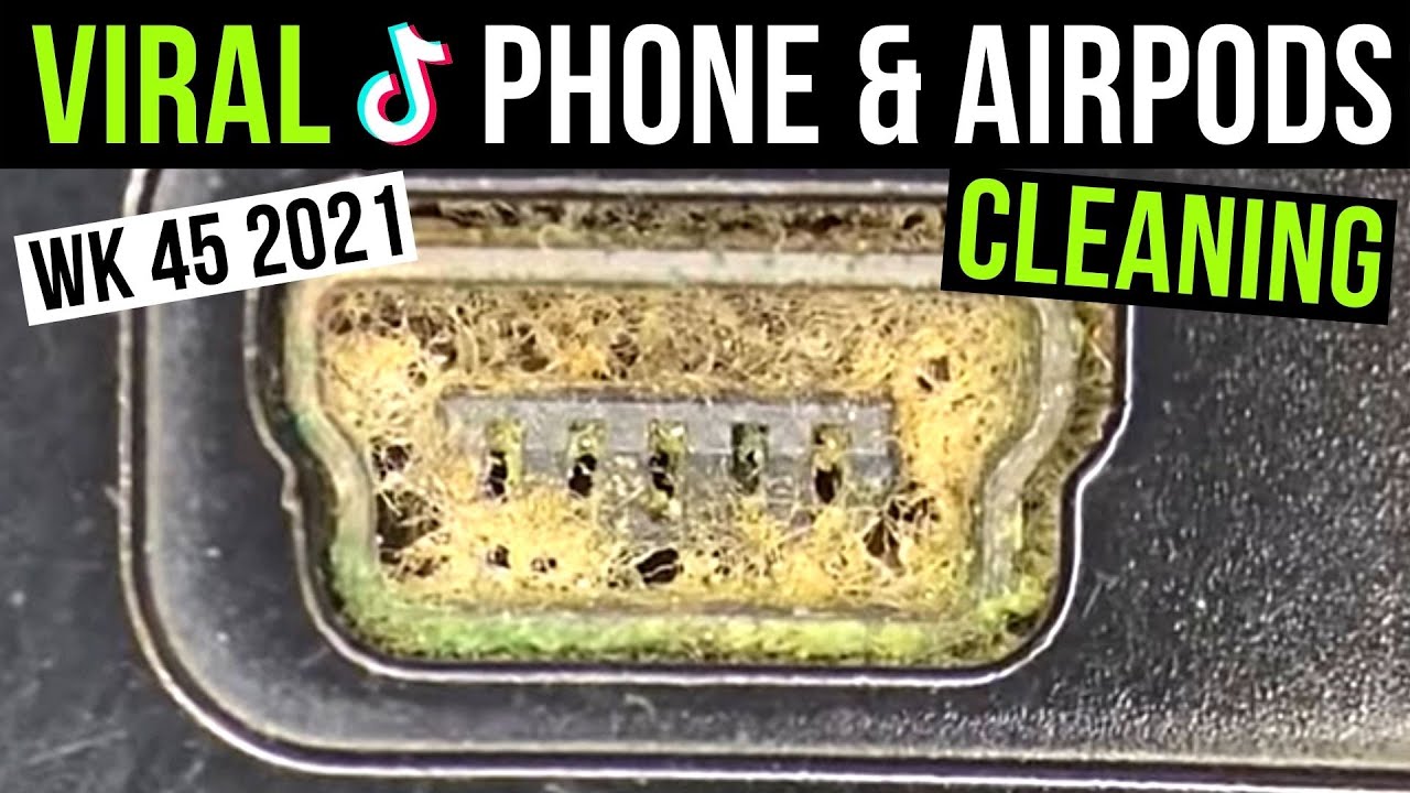 Viral TikTok Phone and AirPods Cleaning videos Week 45 2021 compilation from Phone Fix Craft