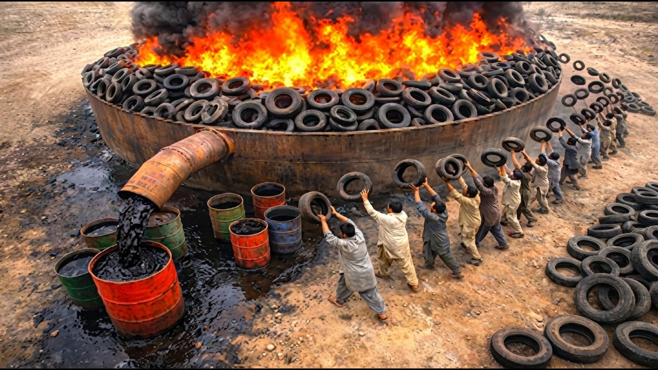 Inside Pakistan’s Extreme Recycling Factories | Tires to Oil & Bones to Products – Made In Motion