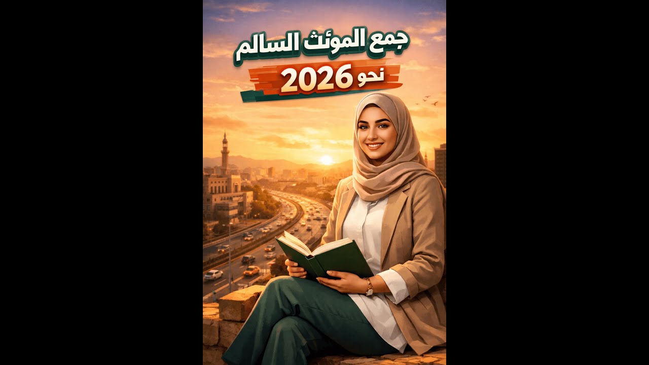 جمع المؤنث السالم _لغة عربية 2026
