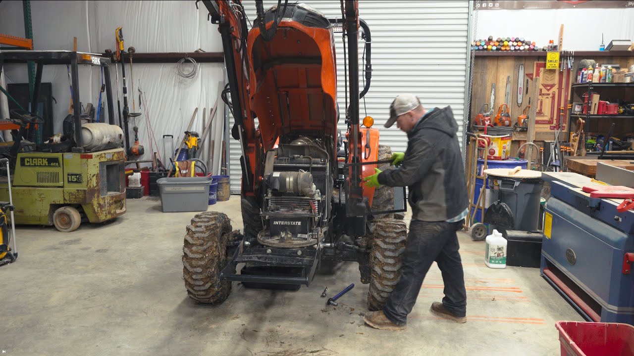 Day 639 - Mulching, Logs, Lumber, Oil Changes