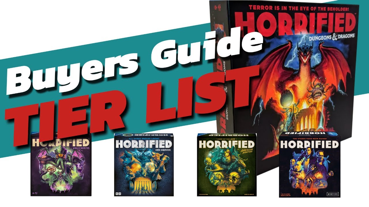 Horrified Tier List & Buyers Guide (with DnD) #horrified
