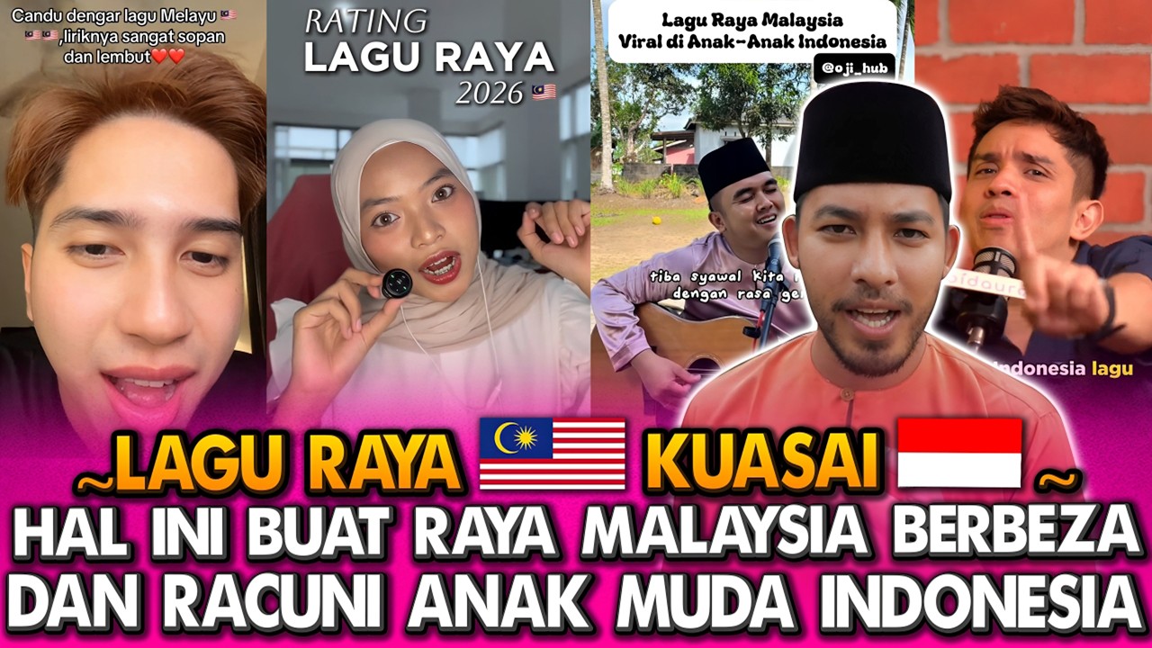 ANAK MUDA INDONESIA PUN AKUI‼️ Lagu Raya Malaysia Paling Meriah Setiap Hari Raya 🇲🇾🎶