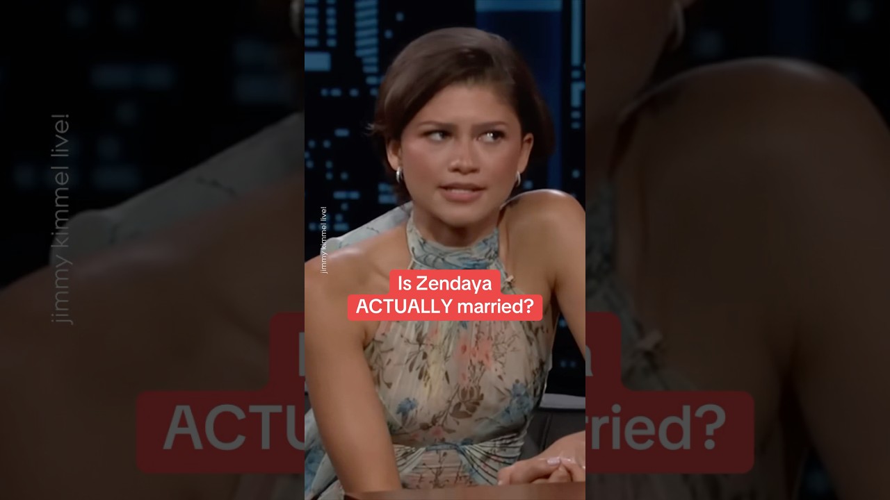 Is Zendaya ACTUALLY married?