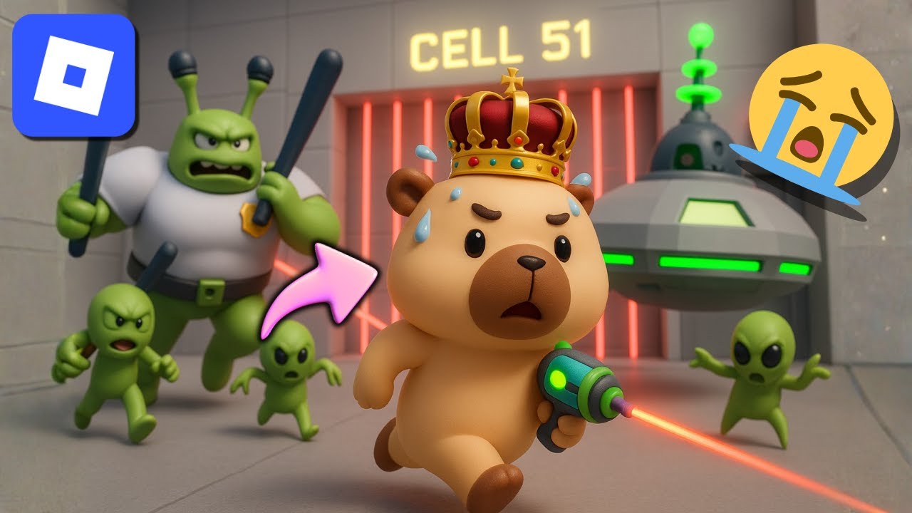 OMAGA AKU HARUS KABUR DARI PENJARA ALIEN PENUH JEBAKAN⁉️ROBLOX BARRY'S PRISON RUN | HARD