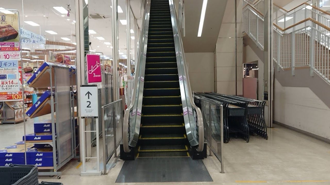 イオンモール水戸内原 北エスカレーター  上り【escalator】AEON MALL