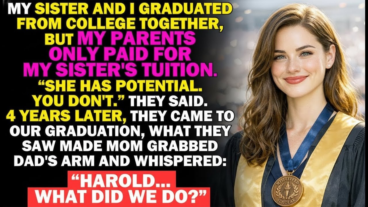 My Parents Paid For My Sister’s College But Not Mine—Untill The Dean Called My Name As Valedictorian