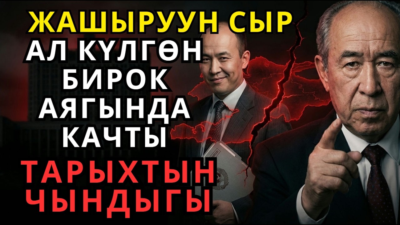 Масалиев өмүрүнүн акырында Акаевге ЭМНЕ ДЕГЕН? Бул сырды 15 жыл жашырышкан...
