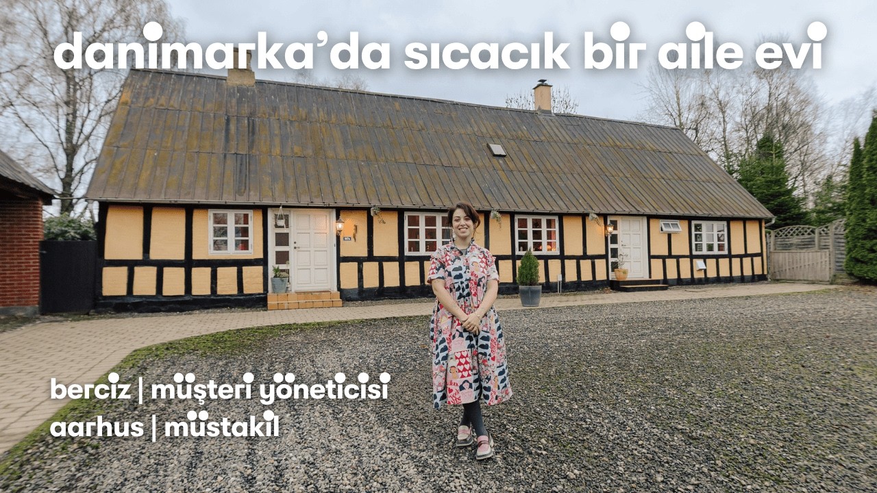 Berciz ve Ailesinin Danimarka&rsquo;daki Sıcak ve Renkli Evi