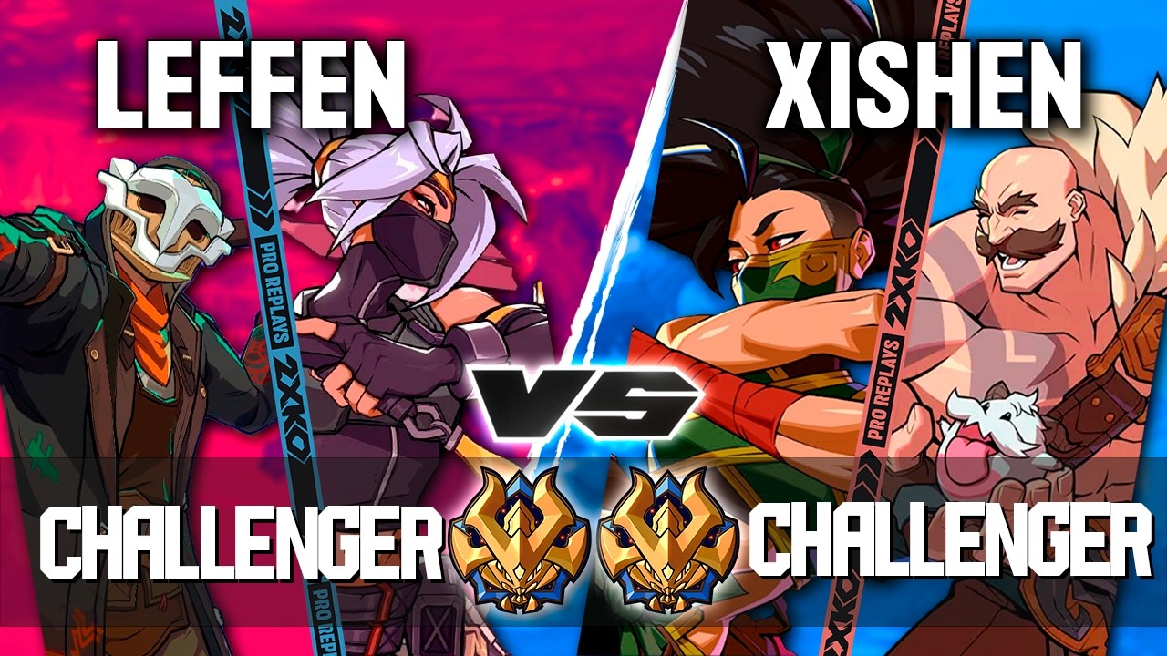 2XKO ▰ LEFFEN (Akali-Ekko) vs XISHAN (Akali-Braum) ▰ 2XKO Pro level replays