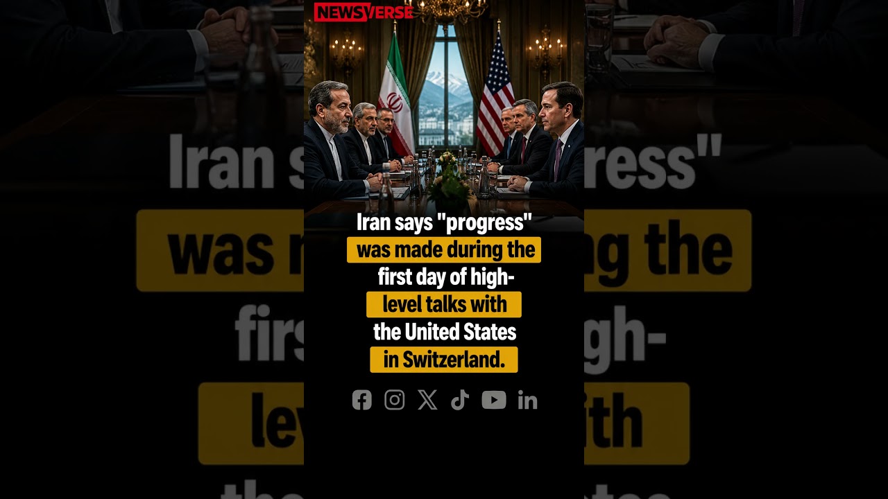 Iran Reports &ldquo;Progress&rdquo; in First U.S. Talks in Switzerland