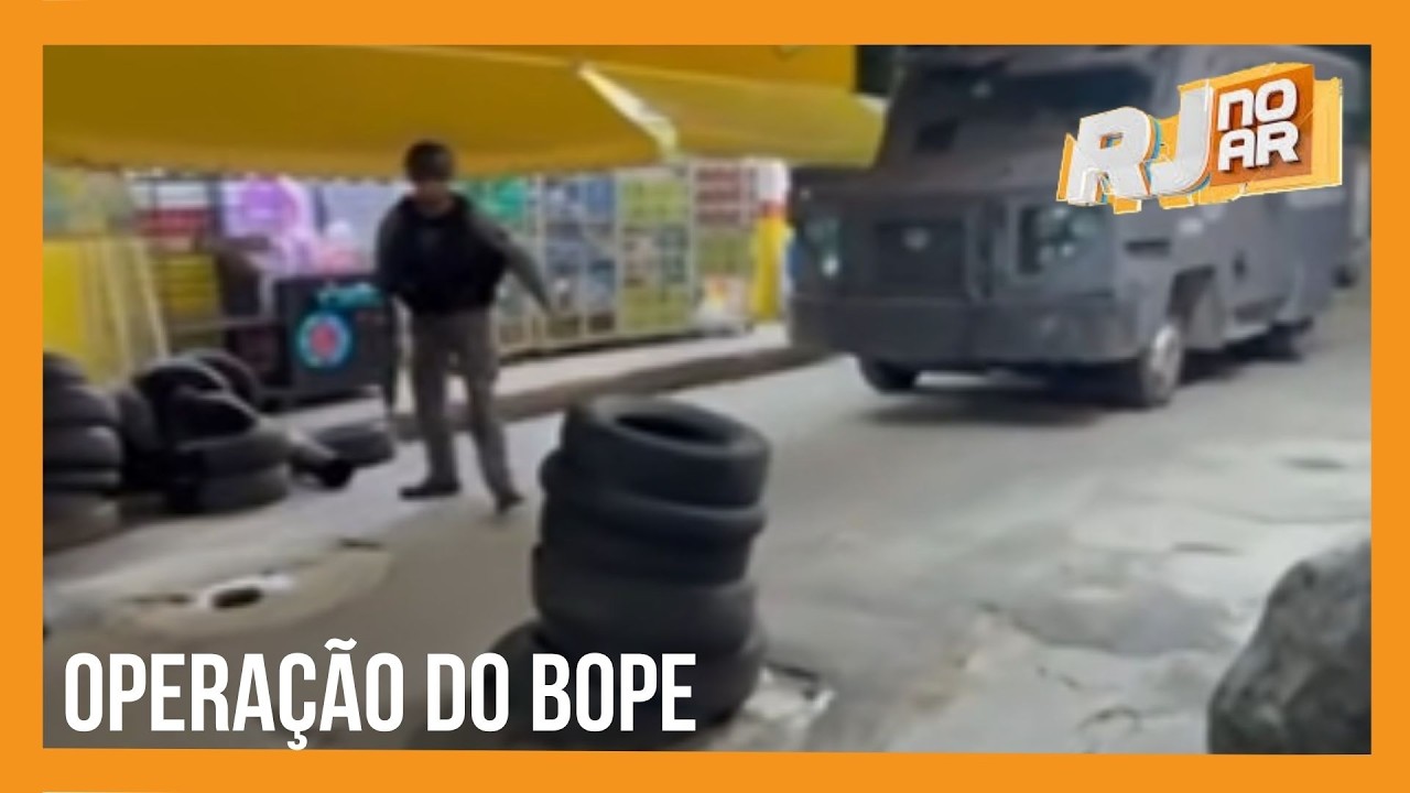 AGORA: OPERAÇÃO DO BOPE NO COMPLEXO DA MARÉ