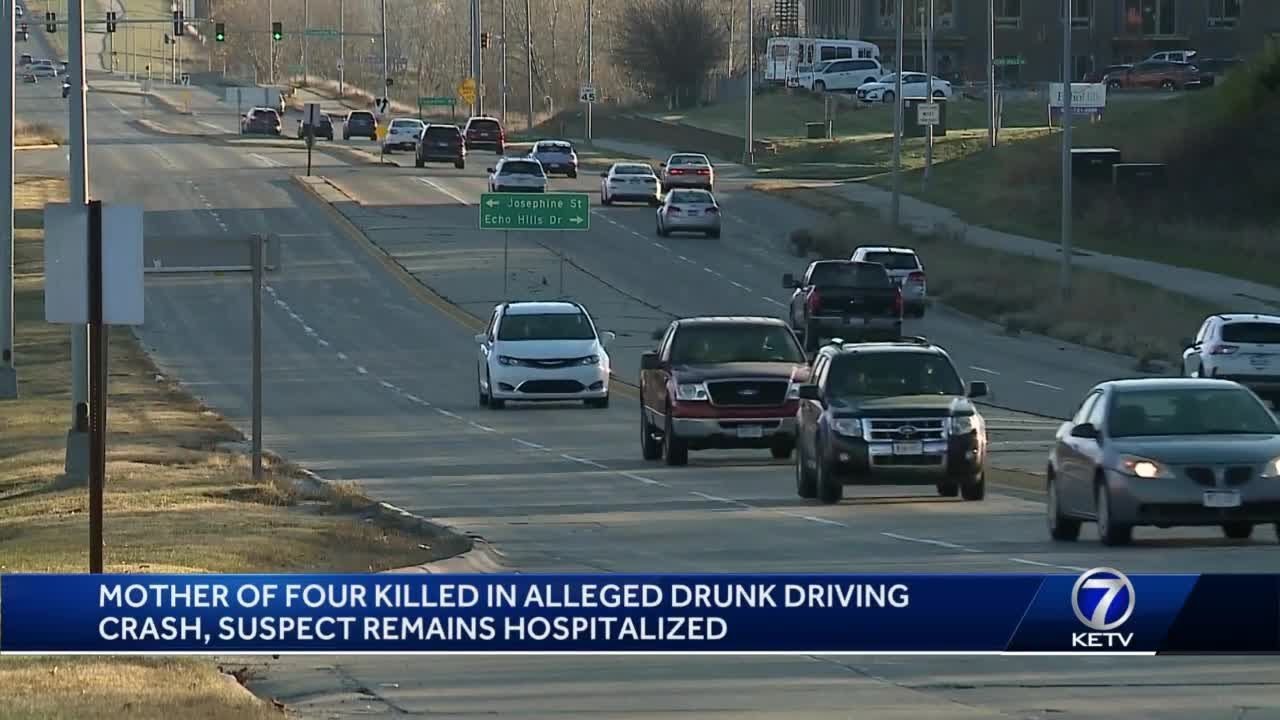 Mother of four killed in alleged drunk driving crash, suspect remains hospitalized