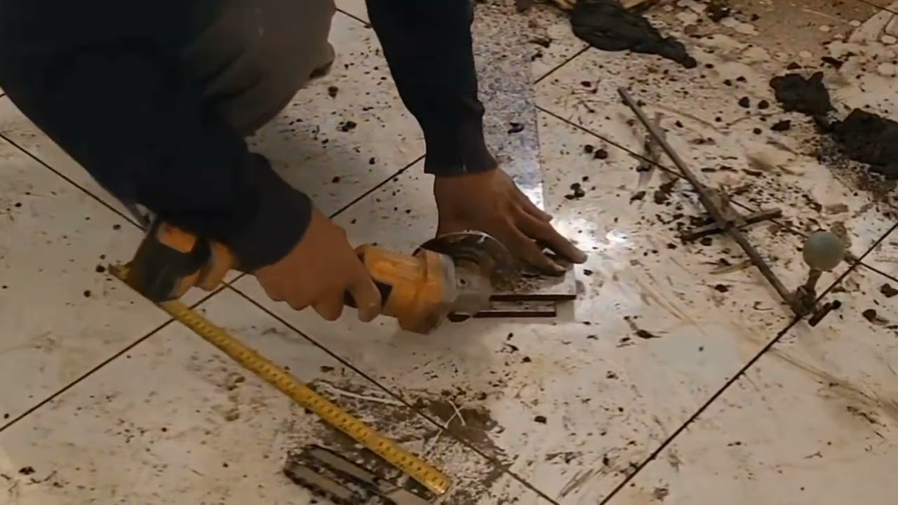 ​طريقة تركيب بلاط المطبخ مع 