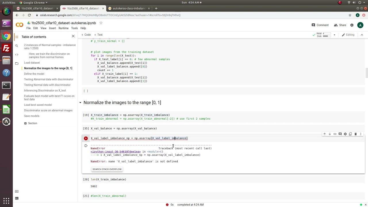 addressing imbalance with autokeras