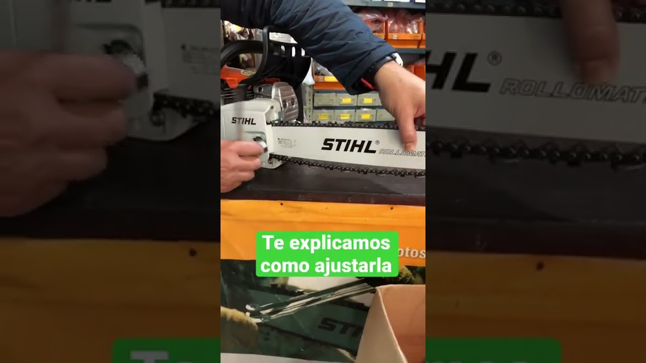 &iquest;Se afloj&oacute; la cadena de la motosierra Stihl? Te explicamos como ajustarla correctamente - Nogalpark