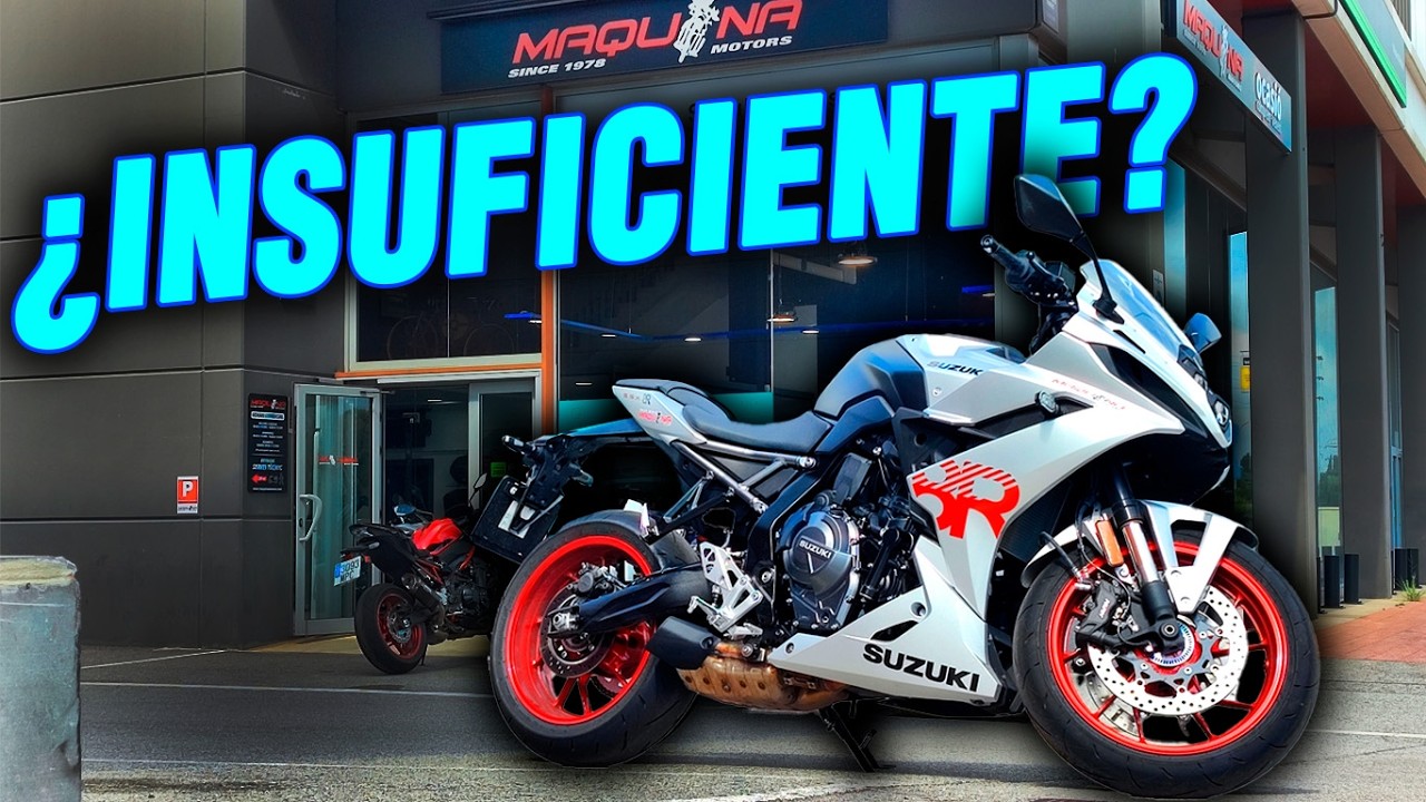 Pruebo la Suzuki GSX 8R: La MOTO que NO te esperabas | MaquinaMotors
