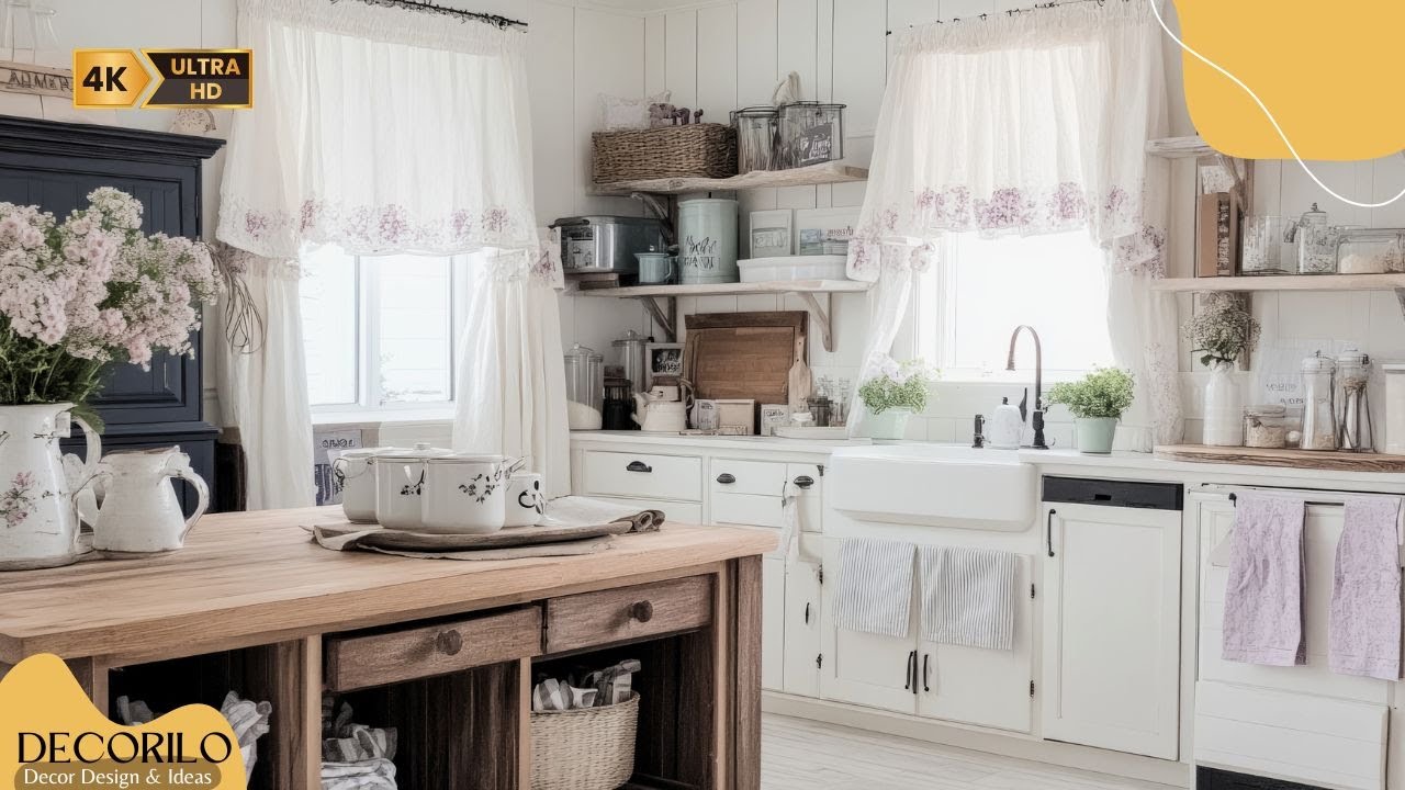 Spring House Decor Makeover: Farmhouse Style Meets Rustic Country and Laura Ashley Aesthetics