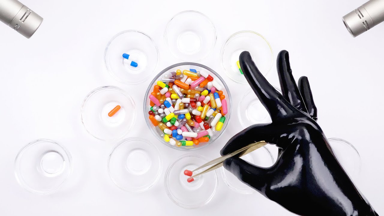 ASMR Tingly Pills Sorting Better than Klonopin and Xanax 💊