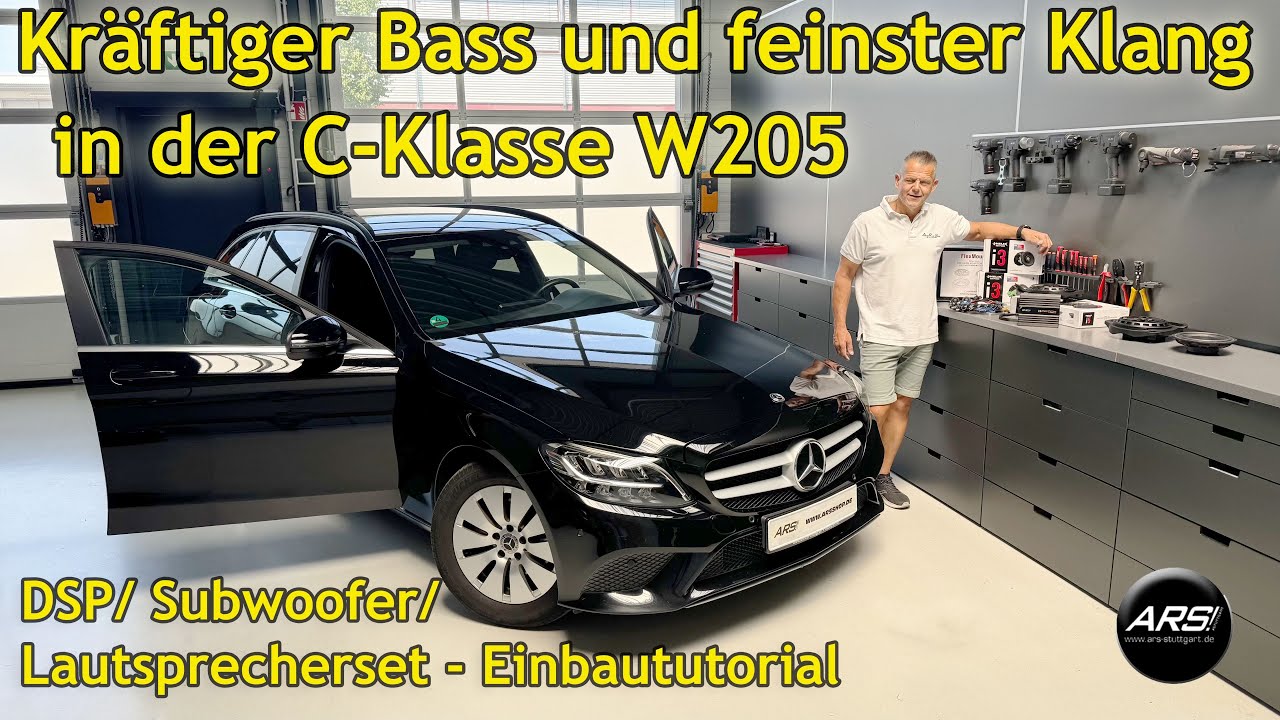 C-Klasse Soundsystem verbessern | DSP-Endstufe, Helix Lautsprecher und Subwoofer | Einbaututorial