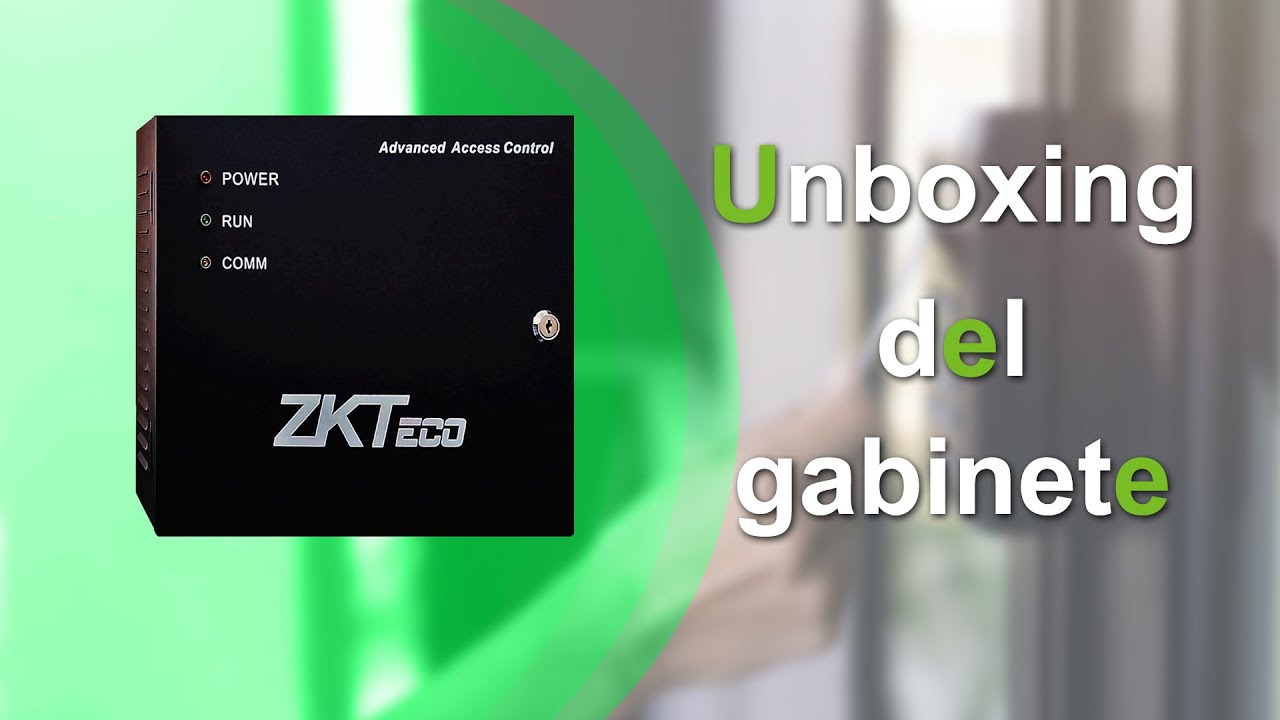 Unboxing gabinete met&aacute;lico ZKTeco para control de acceso con panel inbio (inbio 460 y 260)