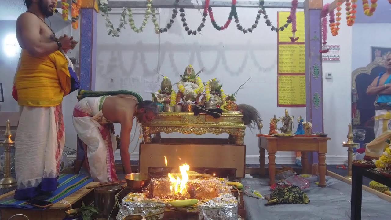 varshikotsavam, day two: Bimbha devatA & utsavanga homam
