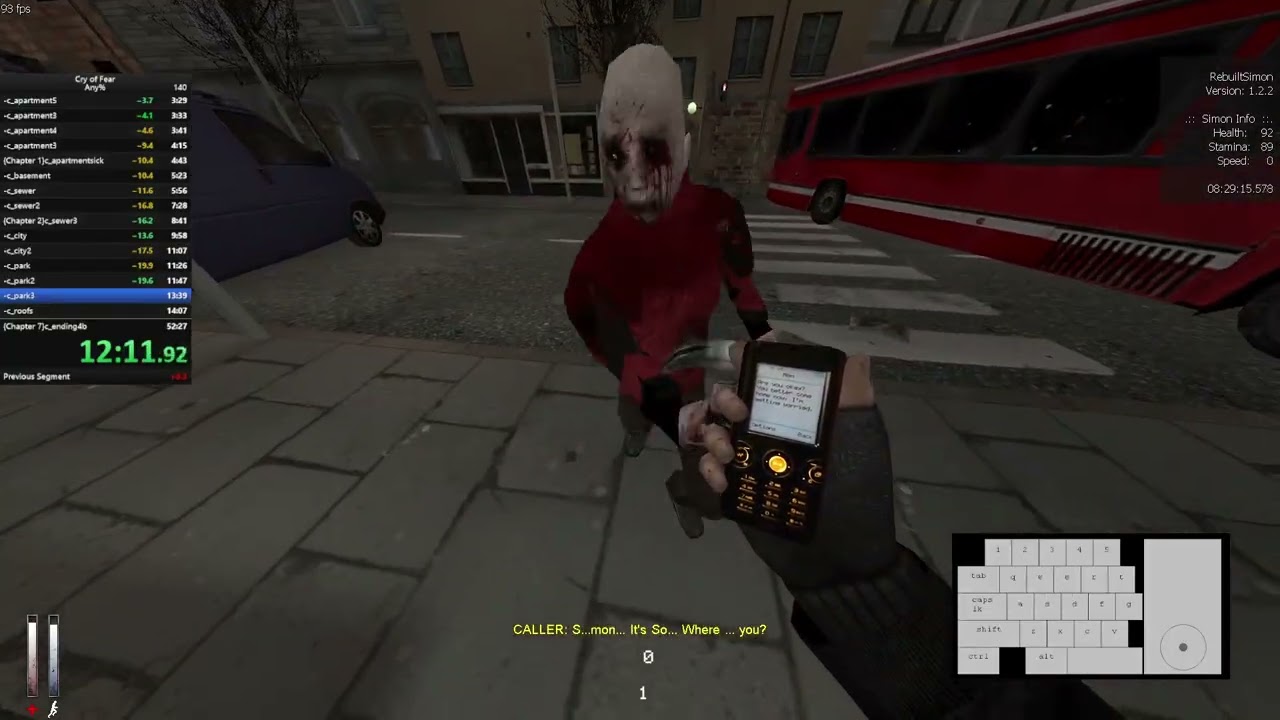 Cry of fear Speedrun Any% and unlockables Easy 51:29 (PB)