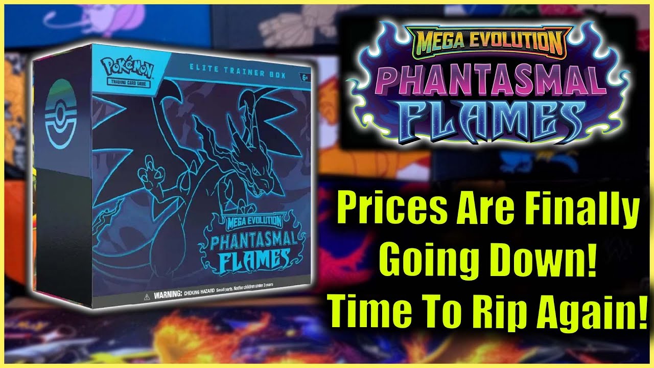 Opening A Pokémon TCG Mega Evolution Phantasmal Flames Elite Trainer Box