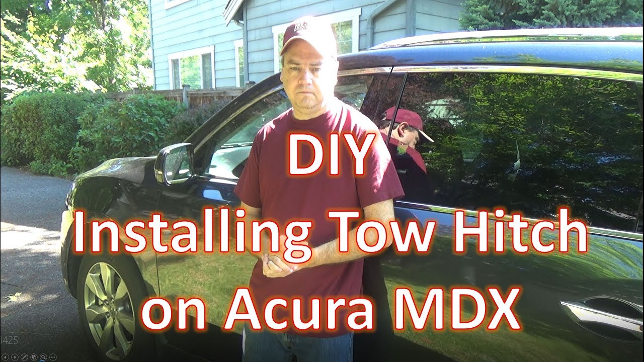 Installing a Tow Hitch on an Acura MDX