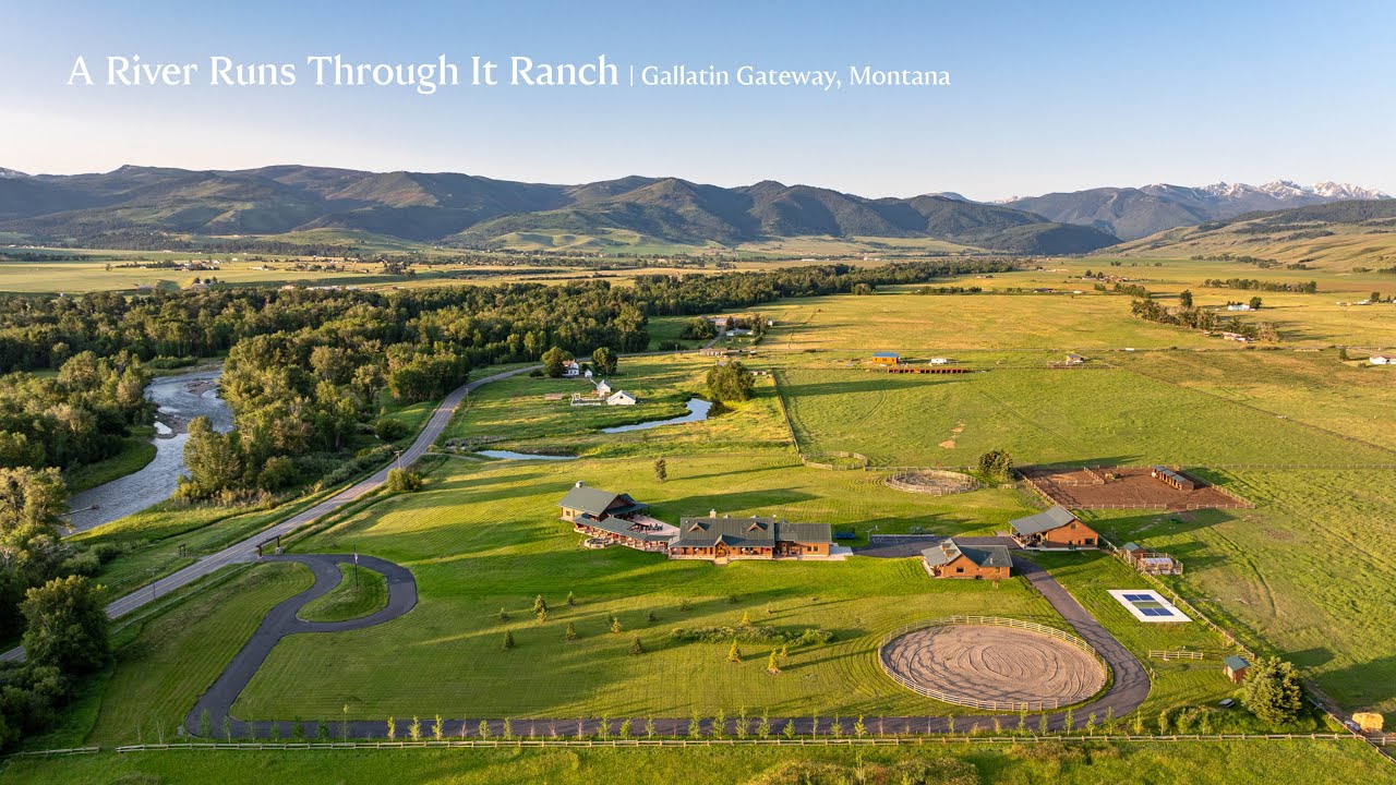 A Rare Montana Riverfront & Equestrian Legacy on the Gallatin River | Offered at $16,500,000.