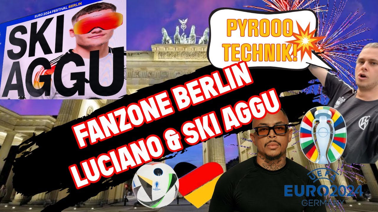 WIR GEHEN IN DIE FANZONE BERLIN! | LUCIANO, SKI AGGU & HAALAND936 KONZERT! LUKA MODRIC GETROFFEN!