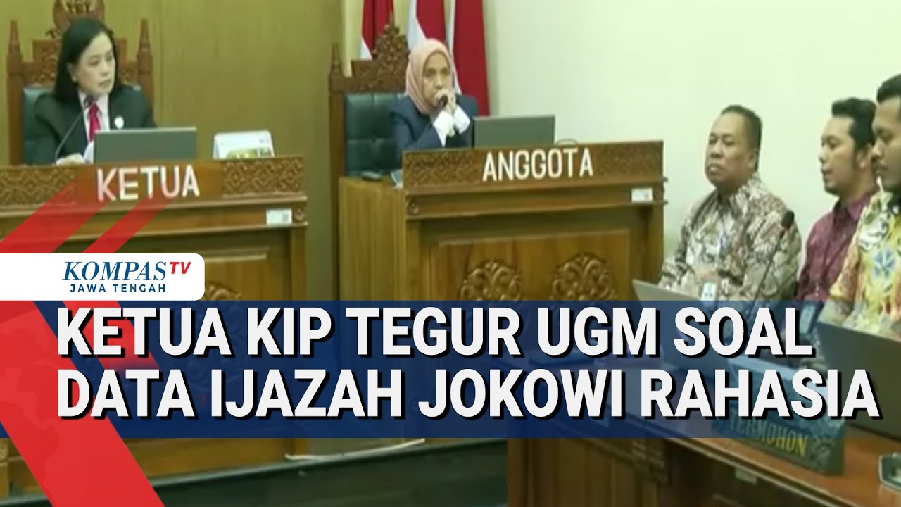 Ketua KIP Tegur UGM soal Data Ijazah Jokowi Rahasia