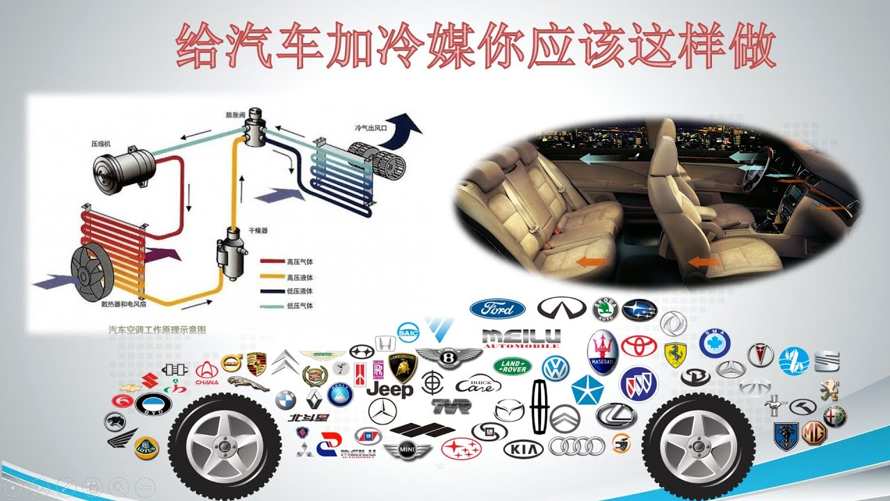 不是技师看不懂：专业的汽车加注冷媒过程简述 汽车空调维修之基础