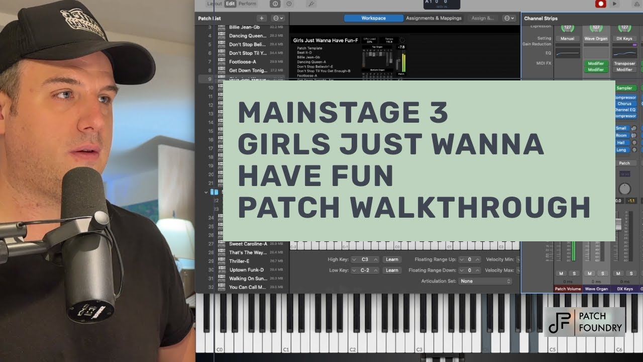 MainStage 3 Girls Just Wanna Have Fun Patch