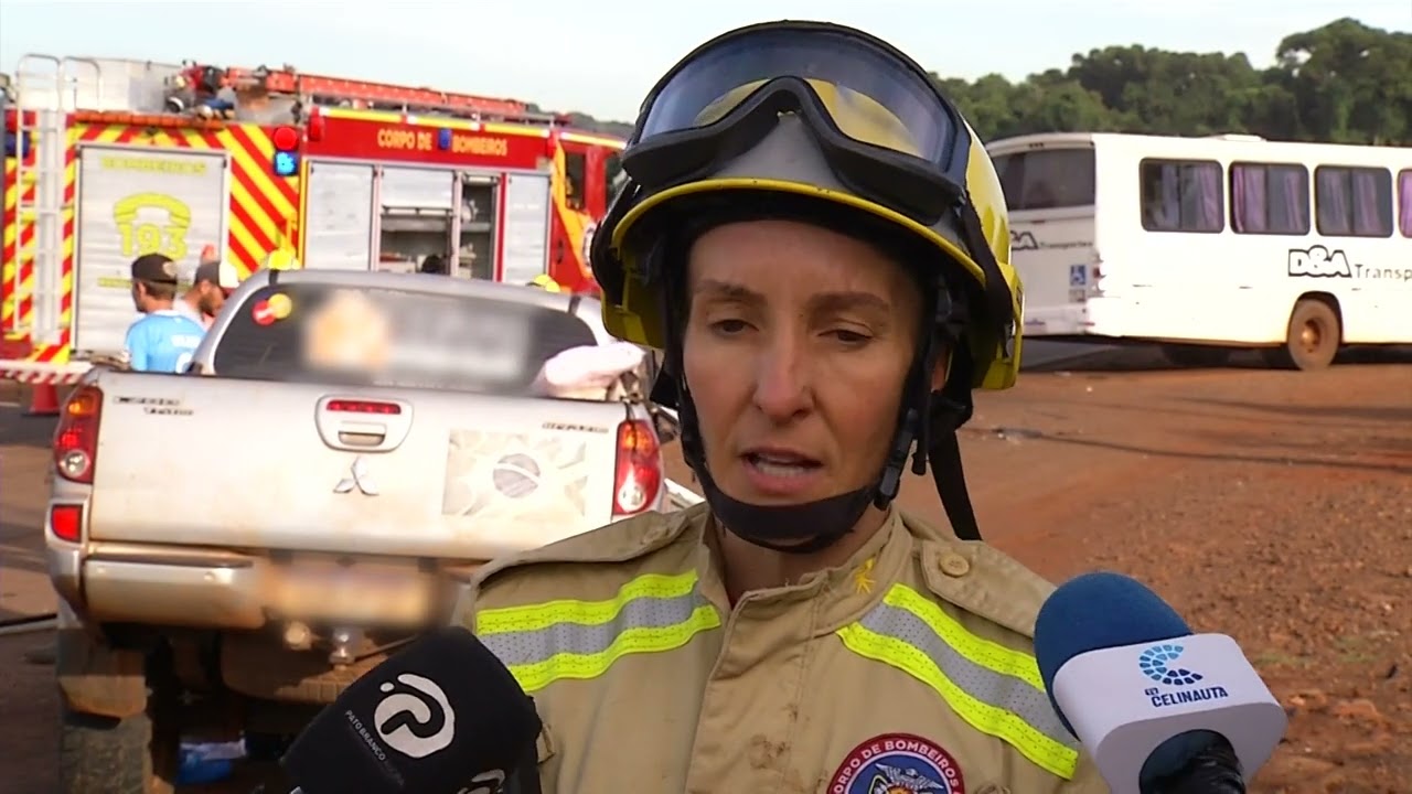Grave acidente deixa duas pessoas feridas em Pato Branco