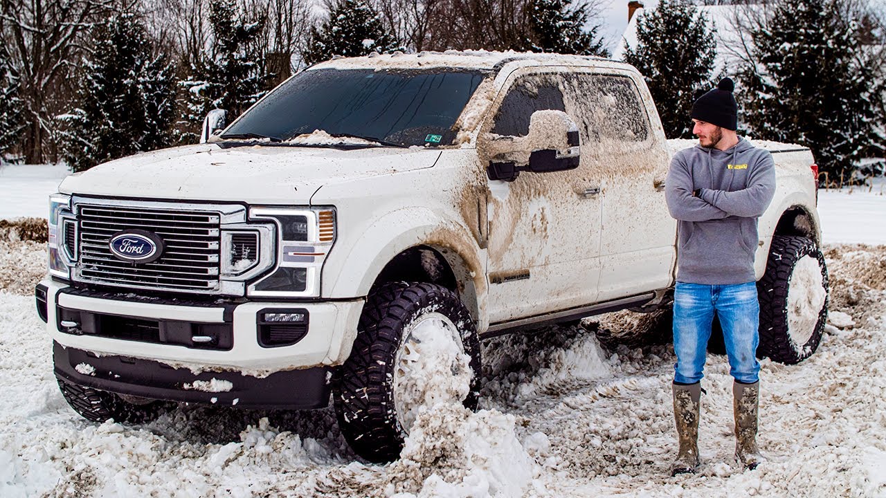 $100,000 F450 Throws Snow Better Than A Snow Blower