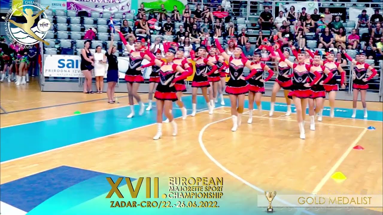MWF/XVII. EUROPEAN MAJORETTE SPORT CHAMPIONSHIP/ZADAR-CRO,22.-26.06.2022.