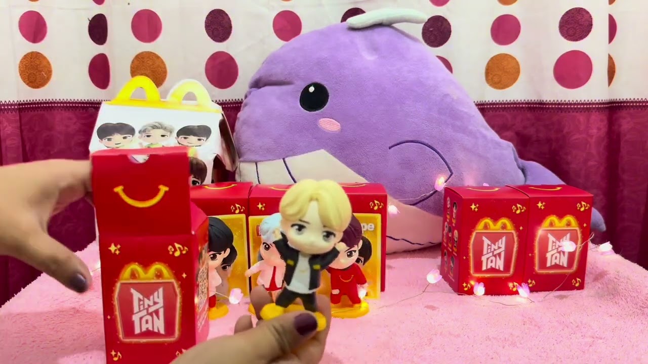MCDONALDS BTS TINYTAN ENCORE EDITION unboxing #tinytan #bts #mcdonalds #unboxing 