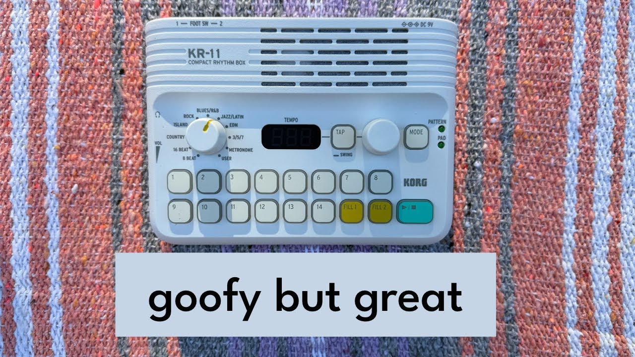 Korg KR-11 Review // A Fun, Quirky Little Rhythm Box