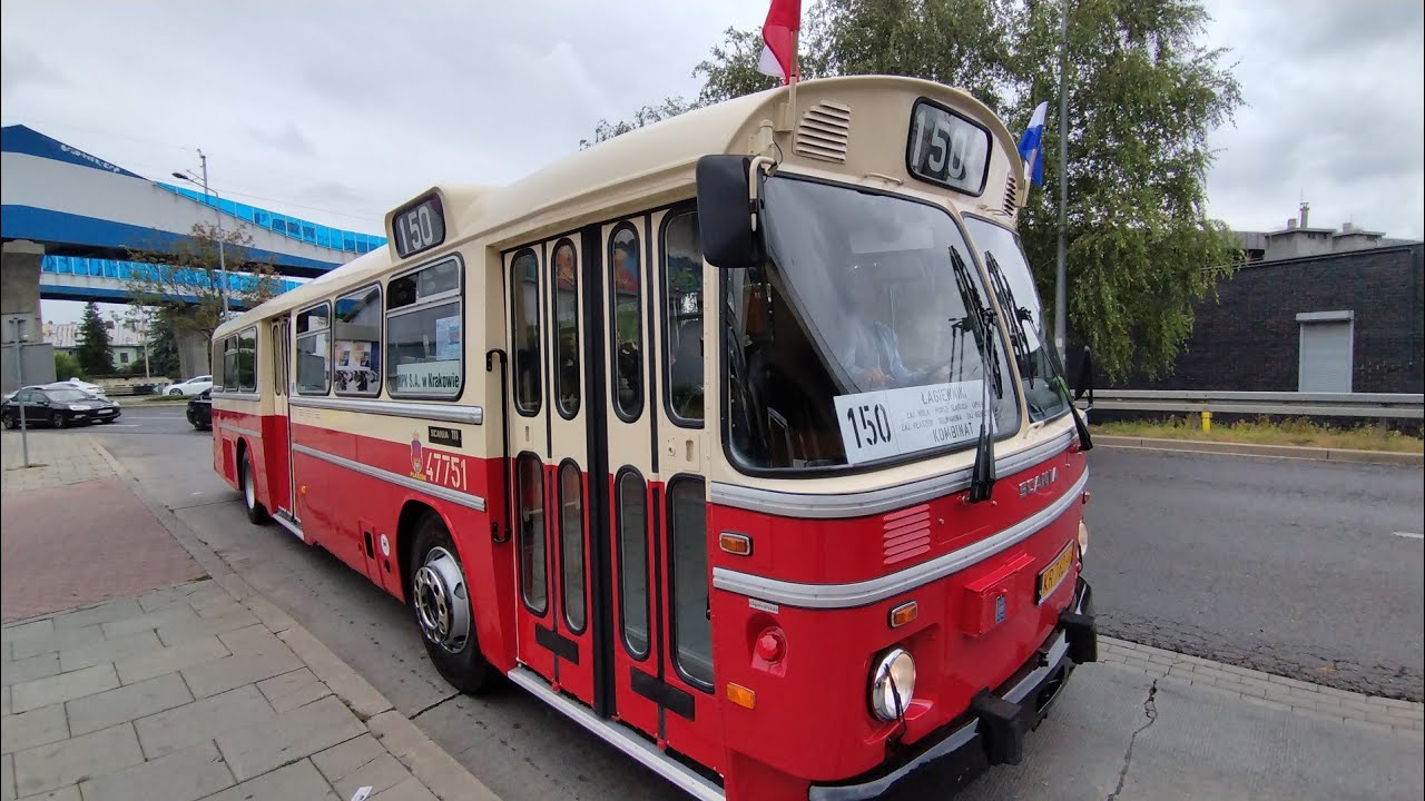 (Zabytek) Scania CR111M59 #47751, Linia 150, kierunek Kombinat, MPK Kraków