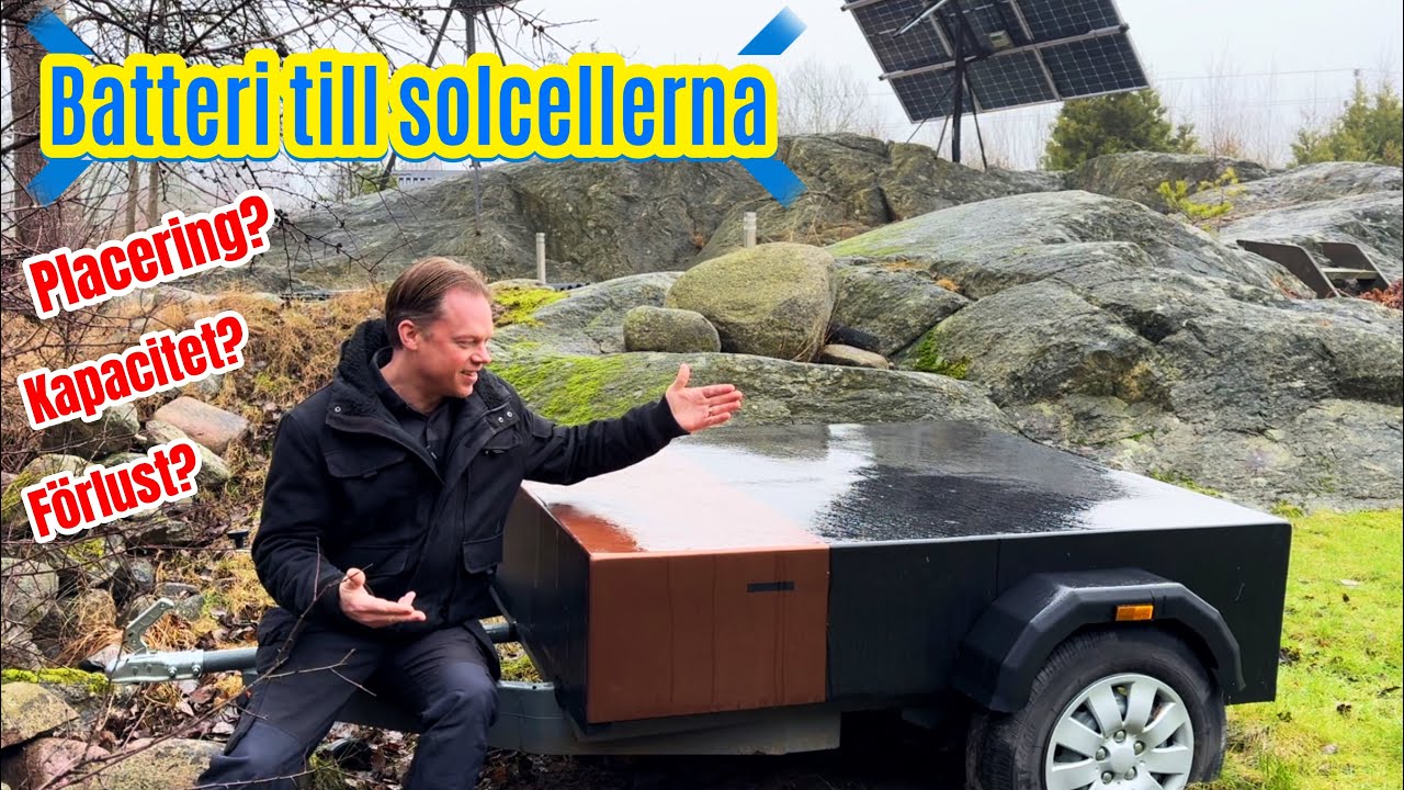 Pratar Batteri till Solcellerna. Placering? Kapacitet? Peak Shaving? C-värde? Köpa och sälja ström?