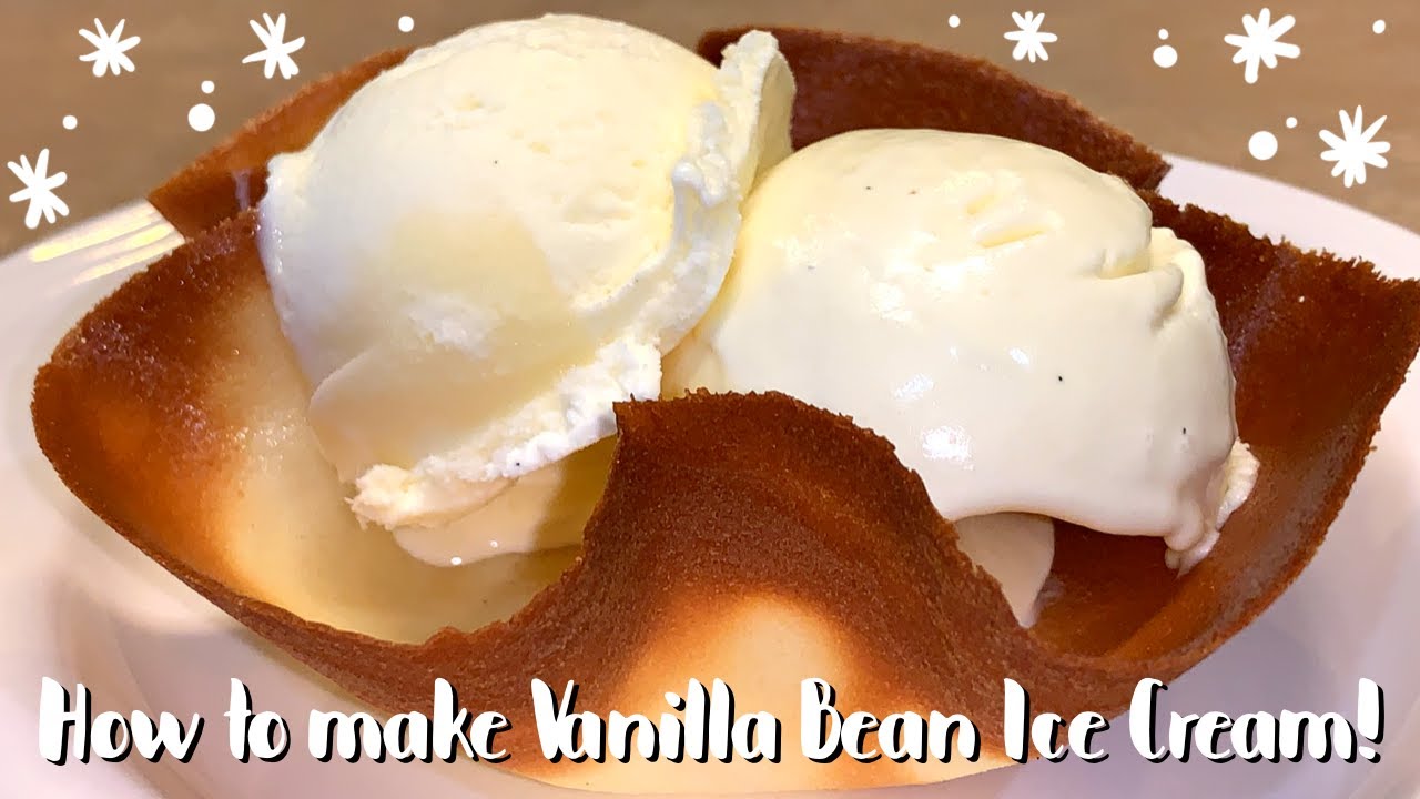 HOW TO MAKE VANILLA ICE CREAM!