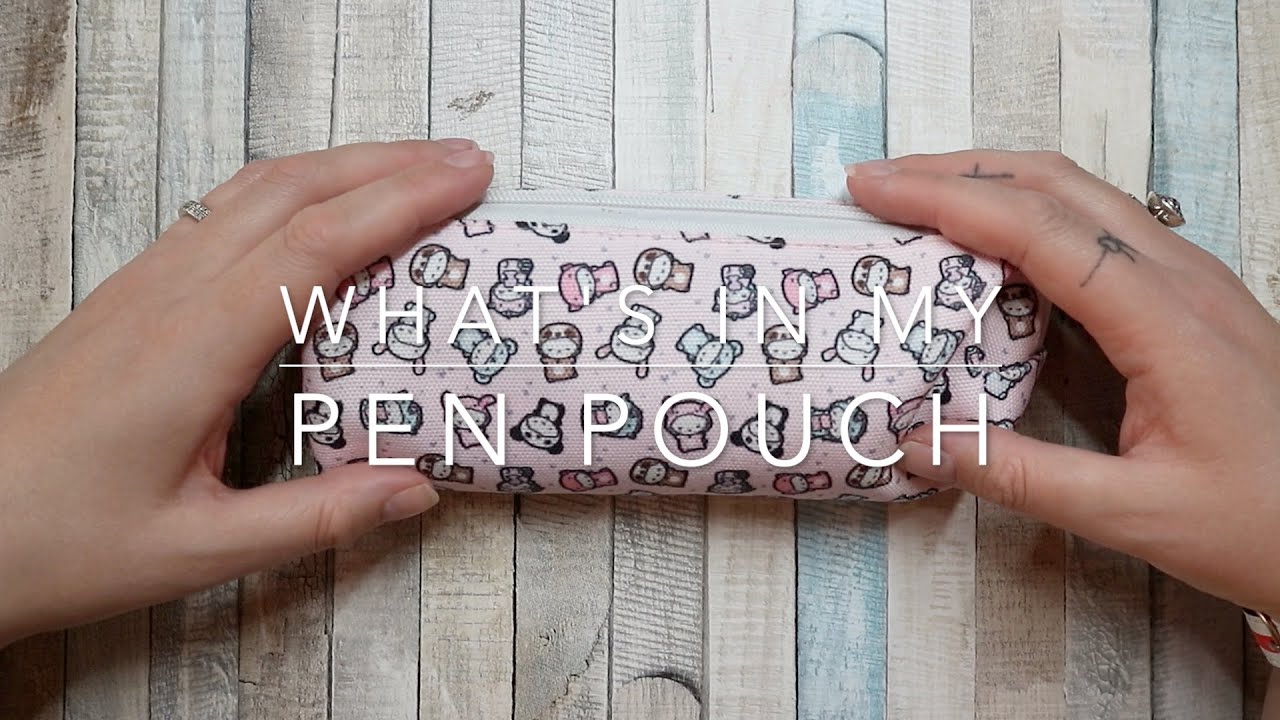 WHAT'S IN MY PEN POUCH | MY FAVOURITE PLANNER PENS