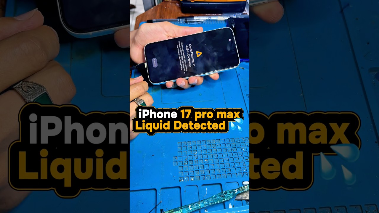 Оповещение об обнаружении жидкости во время зарядки iPhone 17 Pro Max | Постоянное решение👆 Ссылк...
