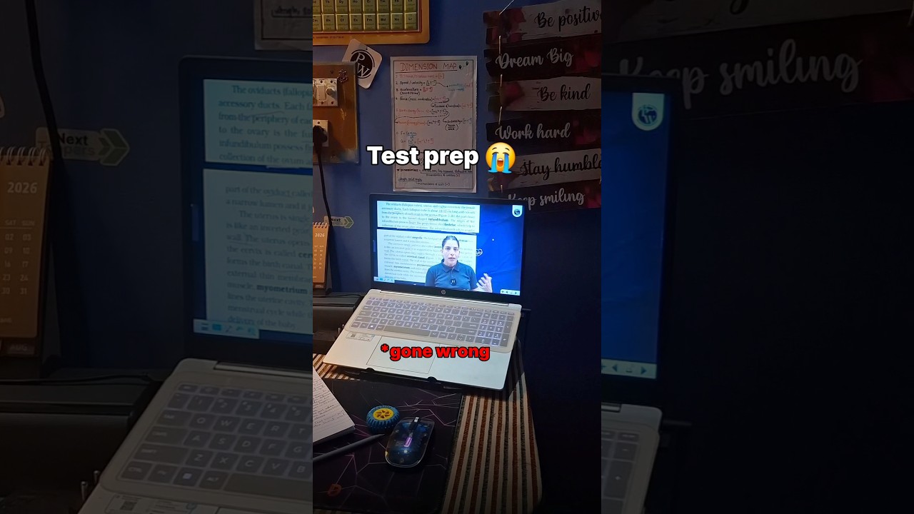 NEET test prep *gone wrong😭 #neet #neetaspirents #motivation