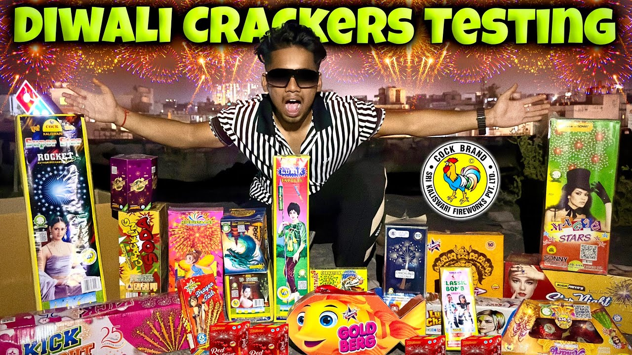 Diwali Stash 2025 Testing | All Fireworks Testing | Different Types Of Fireworks Crackers Testing