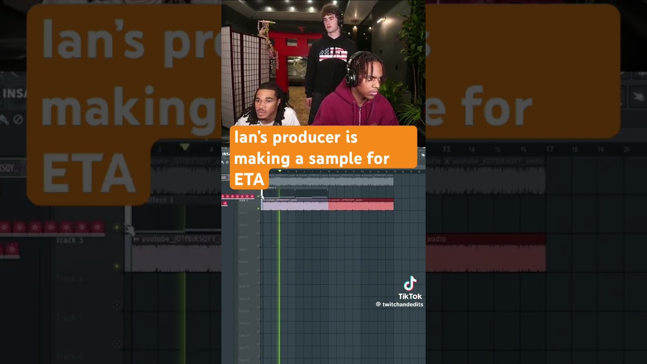Ian&rsquo;s producer sxprano making sample for ETA #yeat #ian #yeattypebeat #sxpranotypebeat #faze