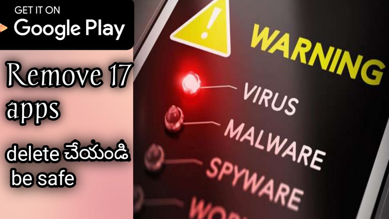 Google play store remove 17 apps from play store infected with joker malware in telugu