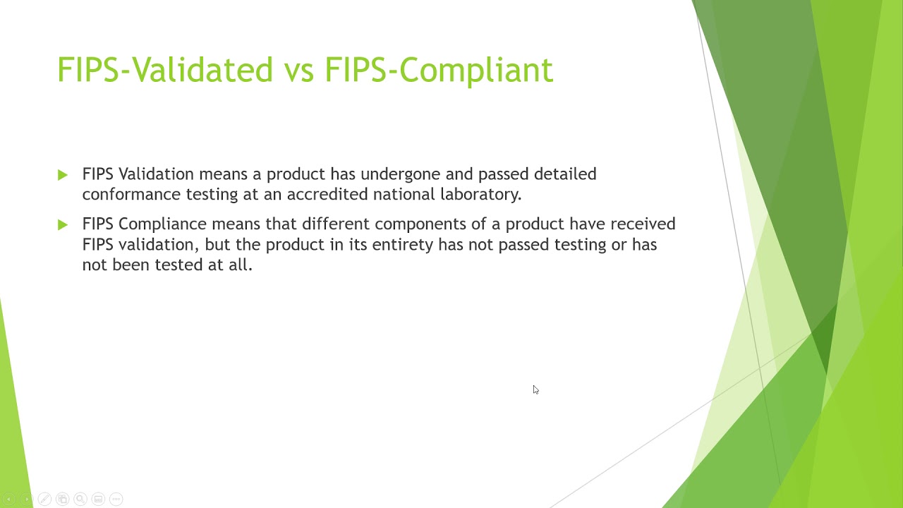 AuditTrails : FIPS Validated vs FIPS Compliant