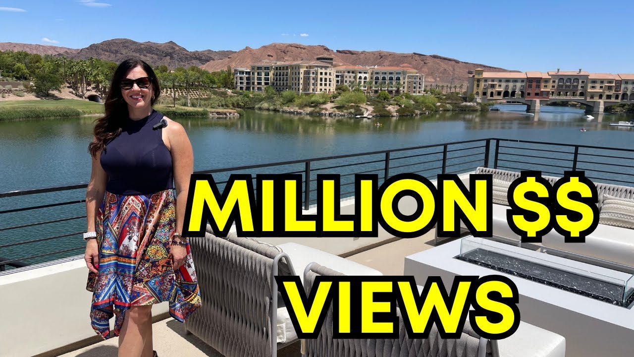 Million Dollar Modern Home with VIEWS! Shoreline at Lake Las Vegas by Blue Heron Homes.
