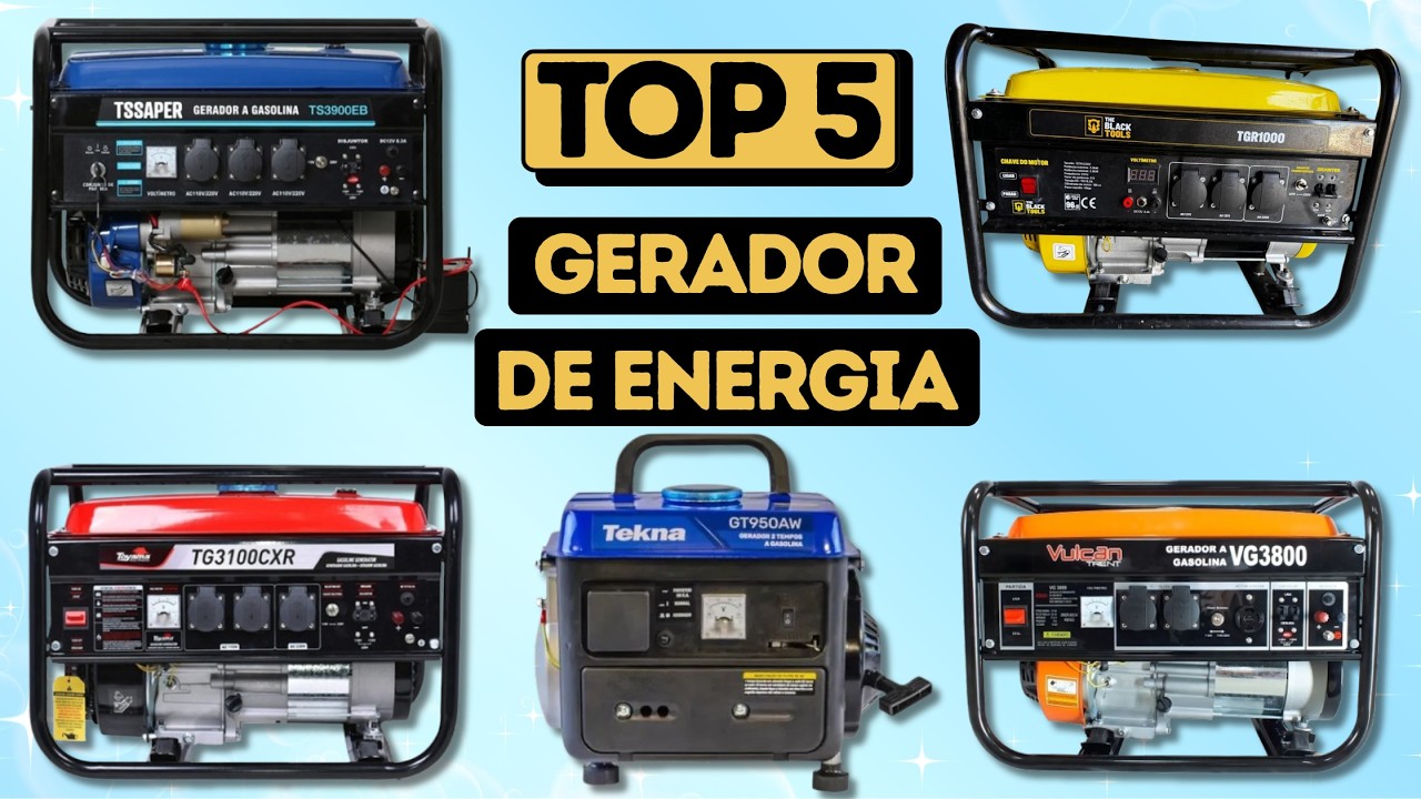 O MELHOR GERADOR DE ENERGIA a Gasolina de 2025? (Com PARTIDA ELÉTRICA!)
